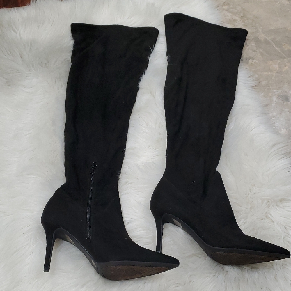 Jessica Simpson Black Heeled Boots